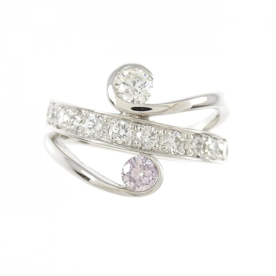 PT900 DIAMOND RING: PT900 Diamond Ring Brand: Unbranded Type/Style: Ring Material: PT900, Main Stone/Creation Natural Color: Silver Size: US 6 1/4 Accessories: None Accessories Notice: When purchasing pre-owned goods,