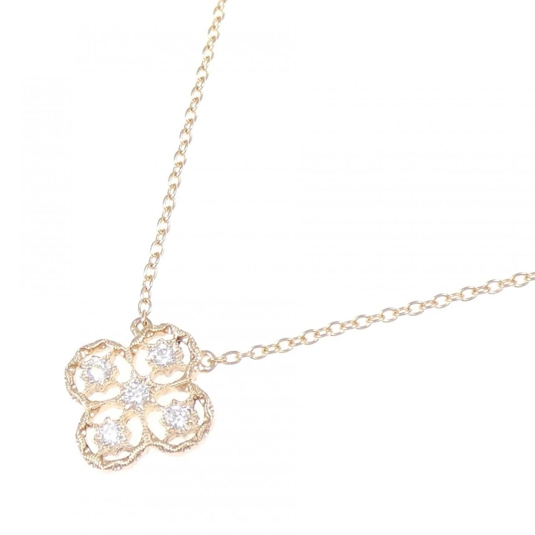 K18PG DIAMOND NECKLACE - 2