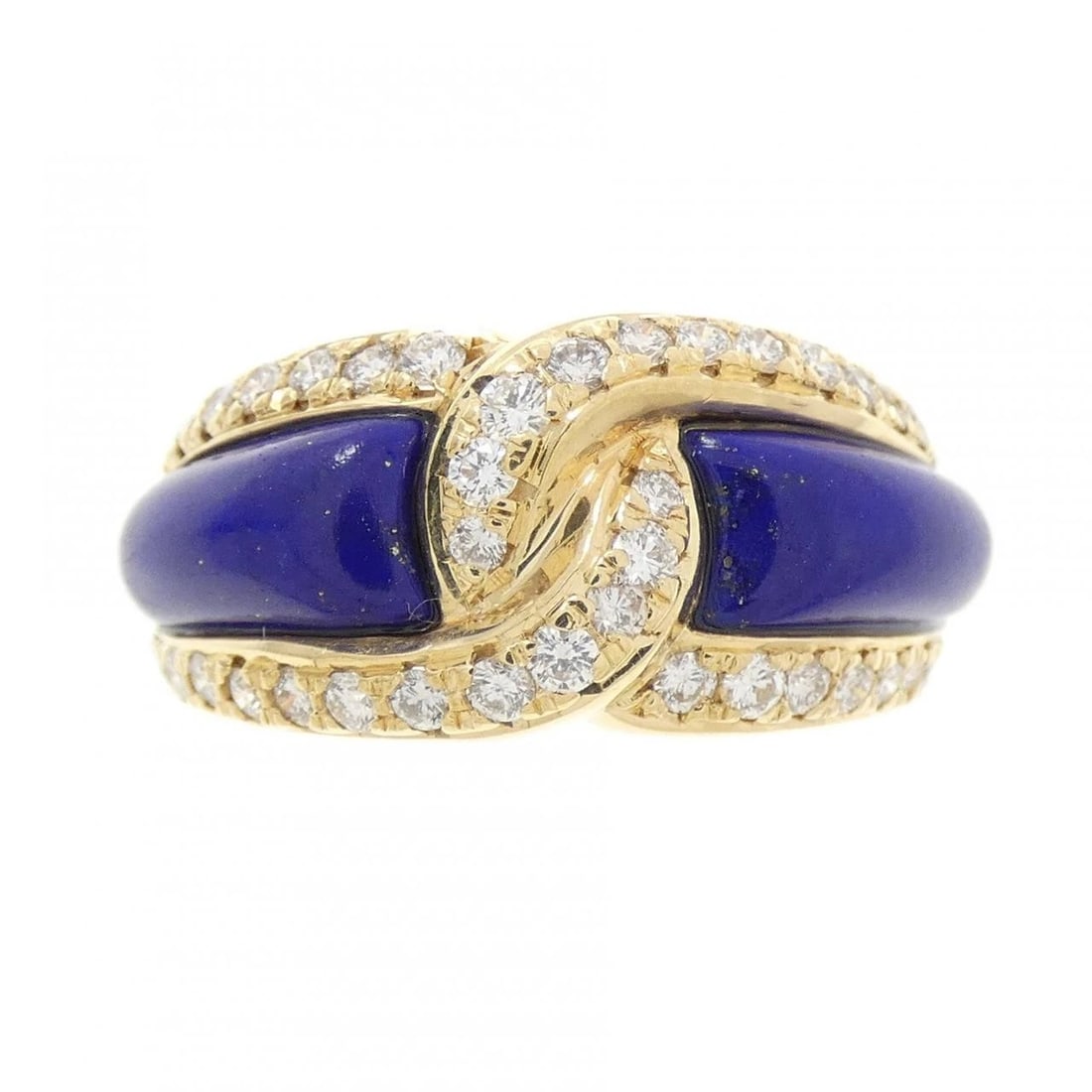 K18YG LAPIS LAZULI RING - 2