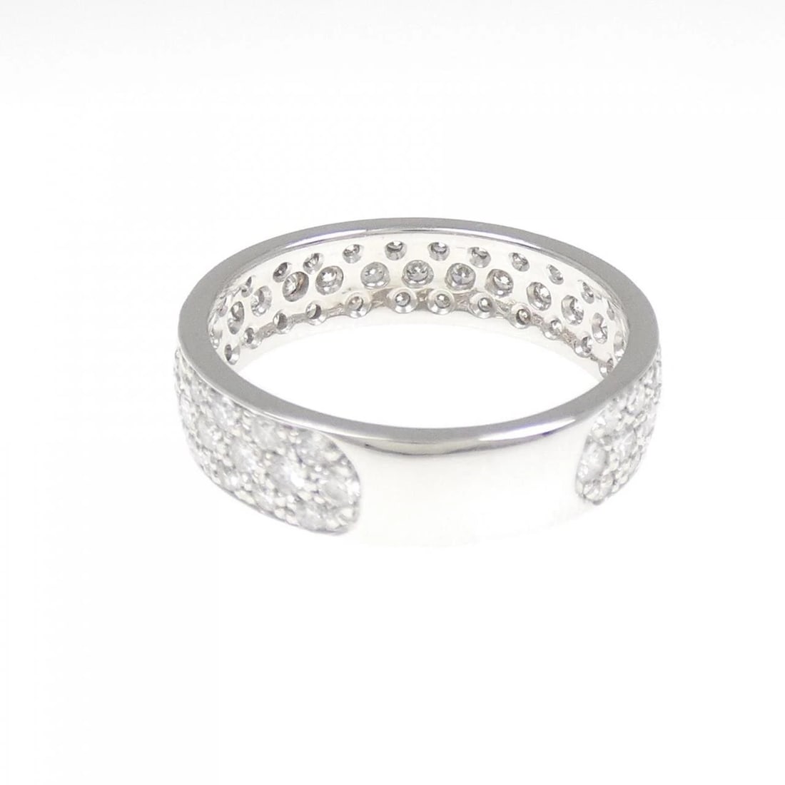K18WG PAVE DIAMOND RING - 3