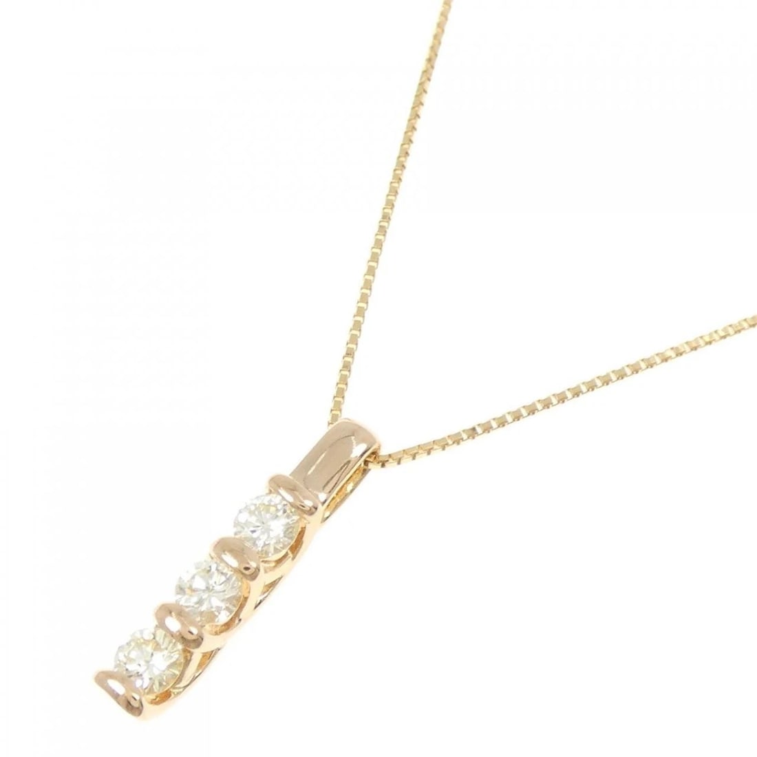 K18PG DIAMOND NECKLACE - 2