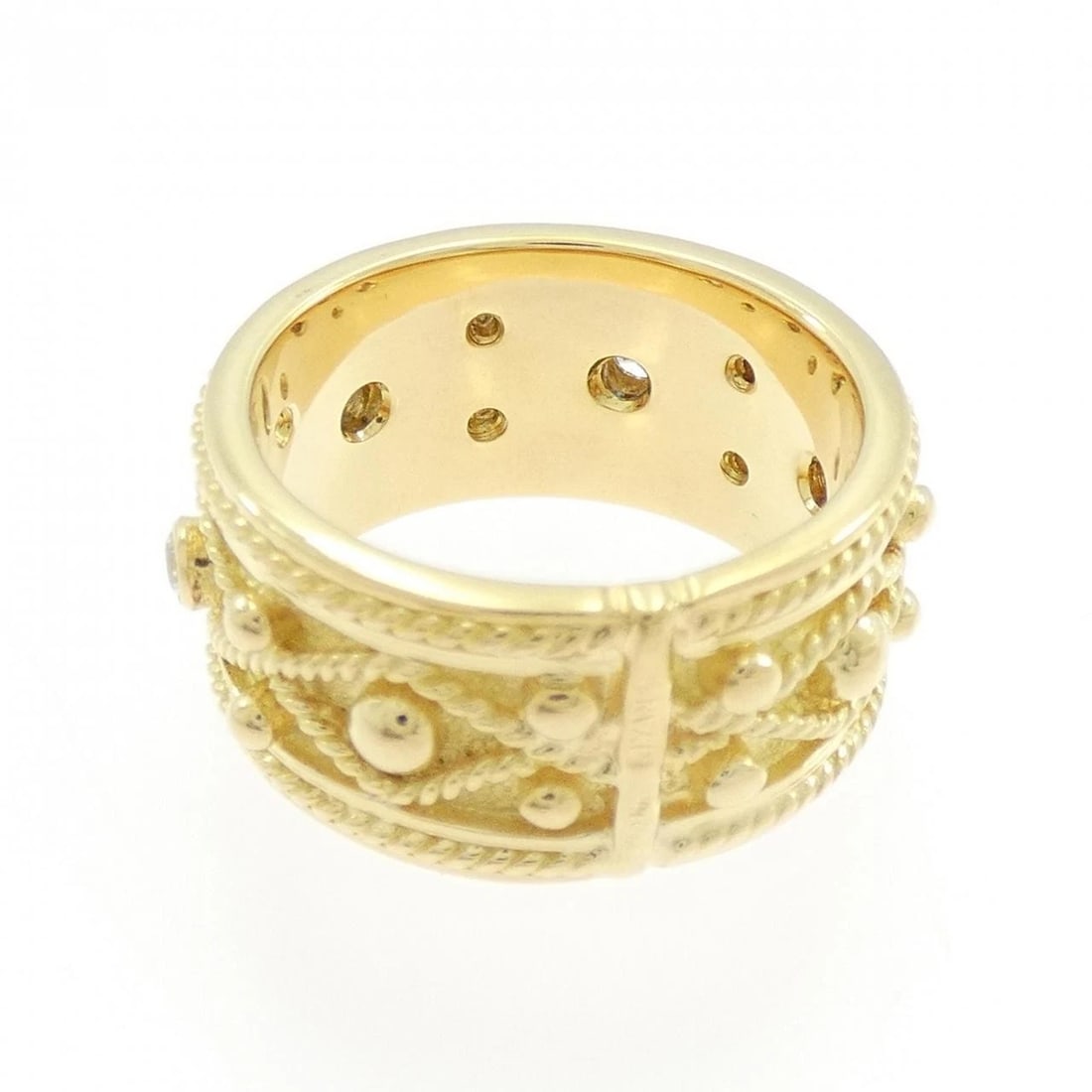 750YG DIAMOND RING - 3