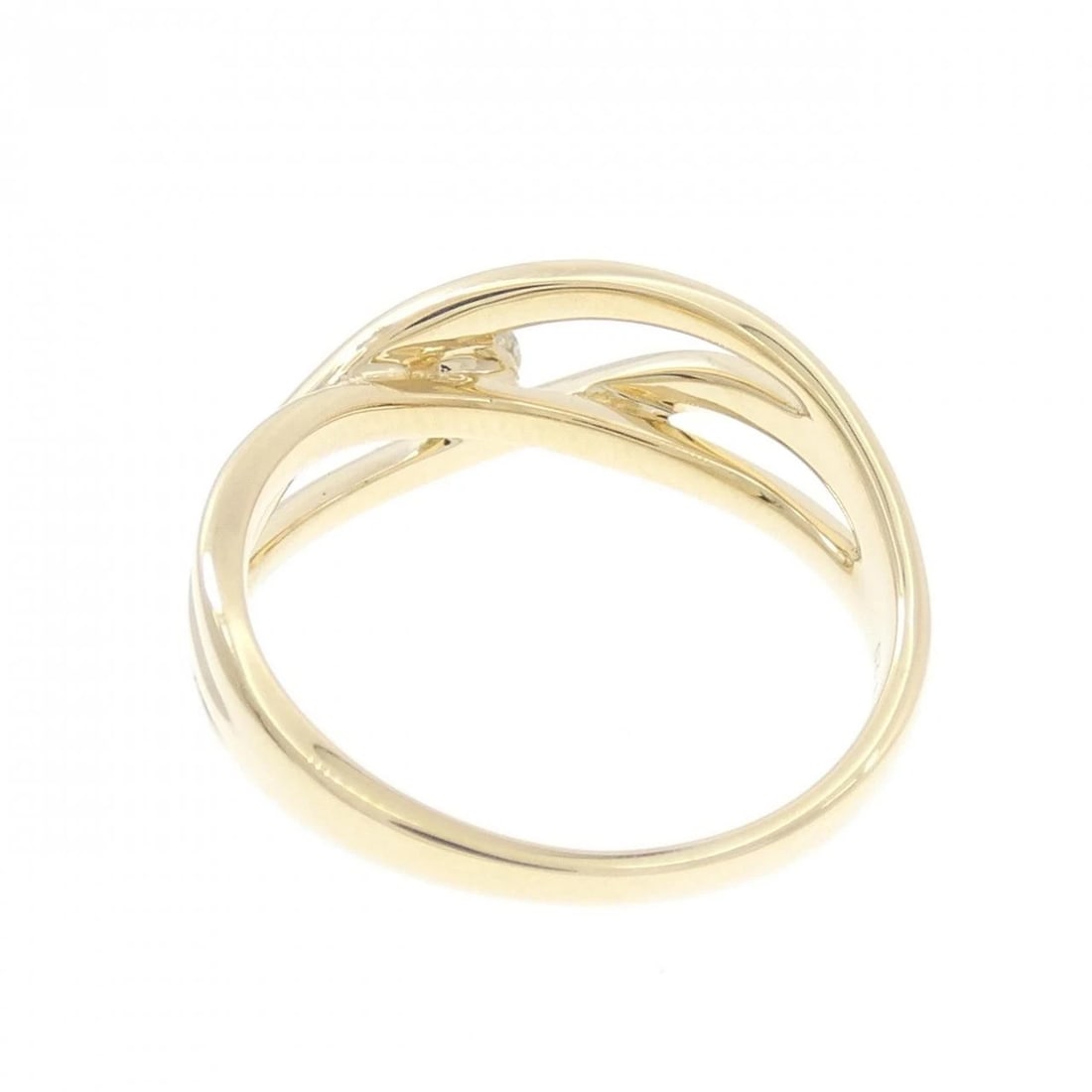 K18YG DIAMOND RING - 3