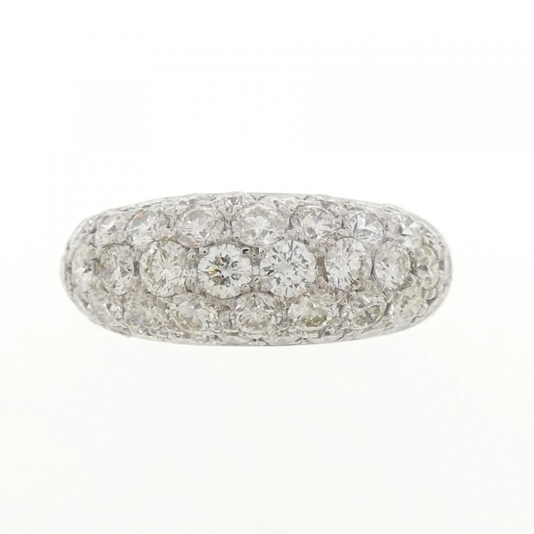 PT900 PAVE DIAMOND RING - 2