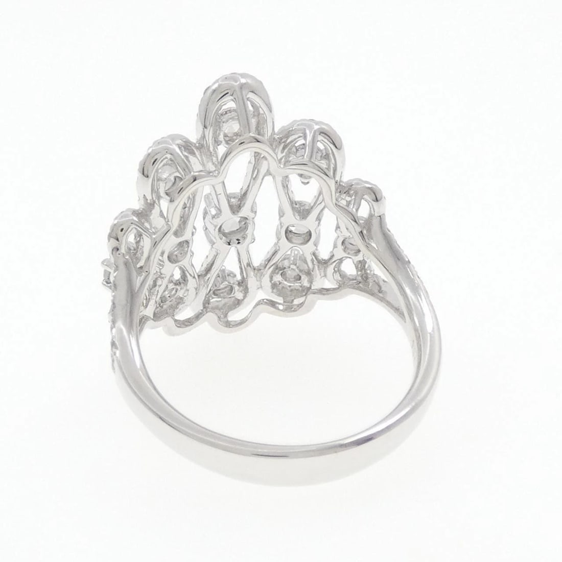 K18WG DIAMOND RING - 3