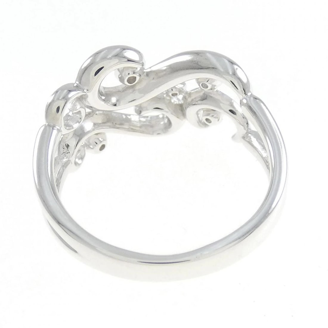 K18WG DIAMOND RING - 3