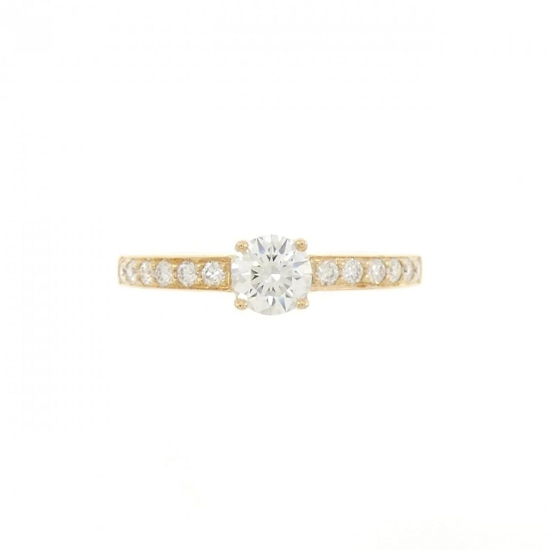 K18YG DIAMOND RING - 2