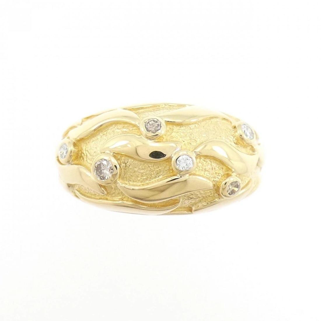 750YG DIAMOND RING - 2