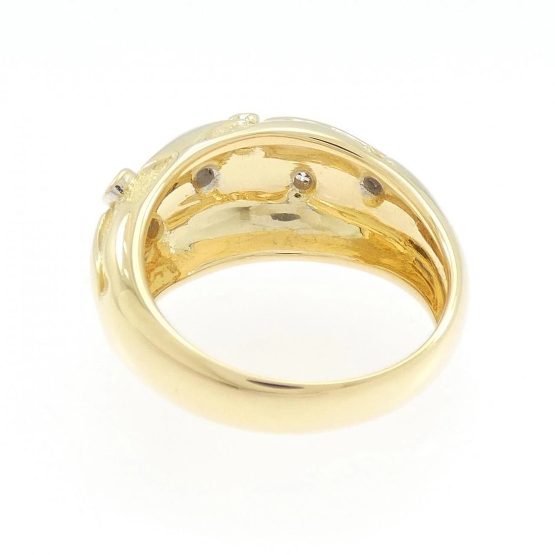 750YG DIAMOND RING - 3