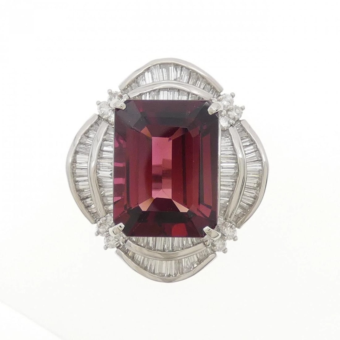 PT900 TOURMALINE RING - 2