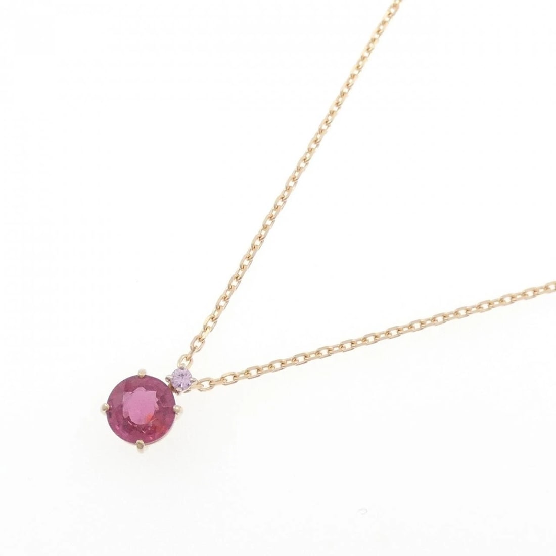 K18PG RUBY NECKLACE - 2