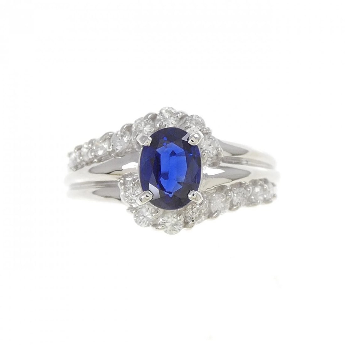 PT900 SAPPHIRE RING - 2