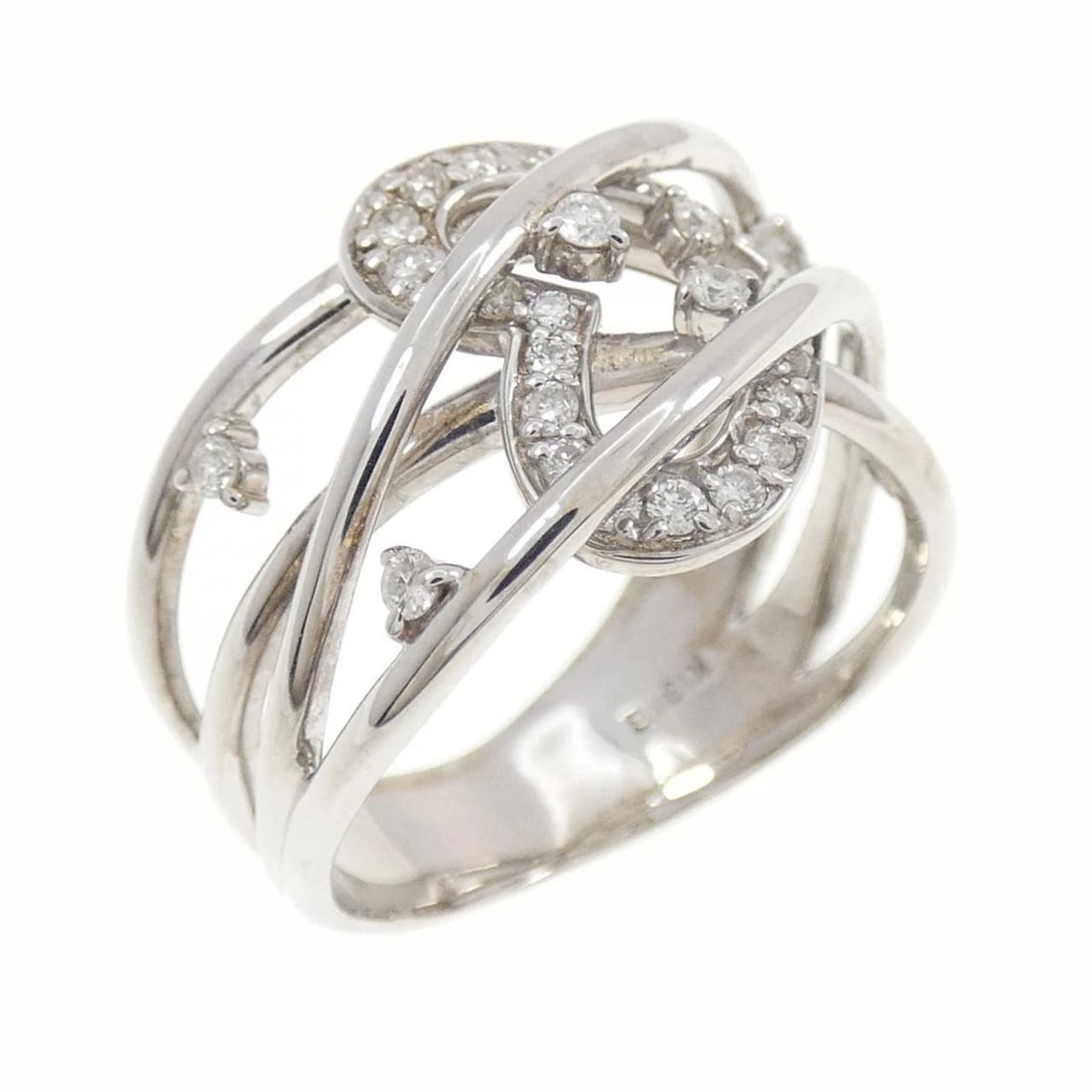 K18WG HEART DIAMOND RING: K18WG Heart Diamond Ring Brand: Unbranded Type/Style: Diamond Ring Material: 18k White Gold, Main Stone/Creation Natural Color: White Gold Size: US 6 3/4 Accessories: None Accessories Noti