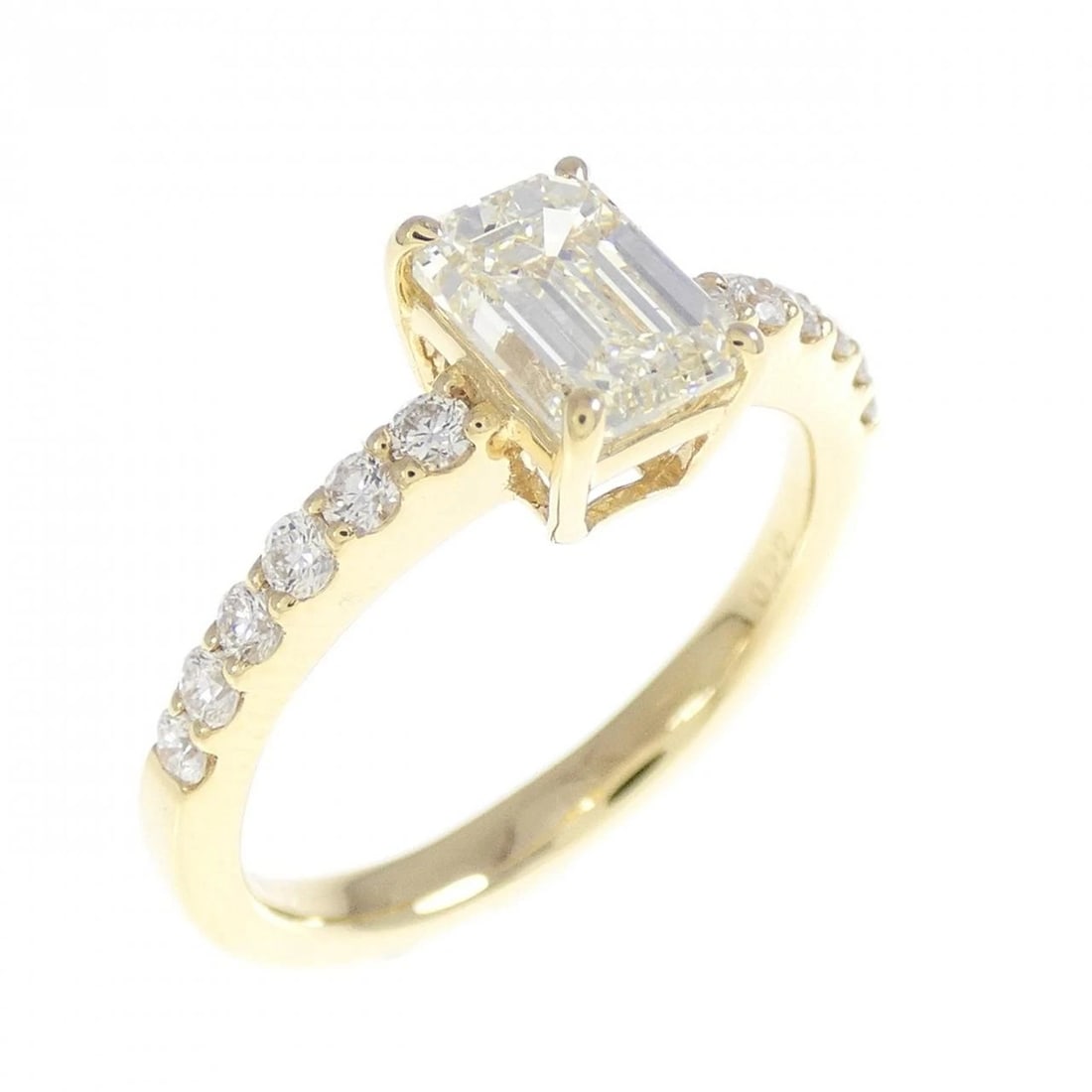 K18YG DIAMOND RING: K18YG Diamond Ring Brand: Unbranded Type/Style: ring Material: 18K Yellow Gold, Main Stone/Creation Natural Color: Yellow Gold Size: US 6 1/4 Accessories: None Accessories Notice: When pur