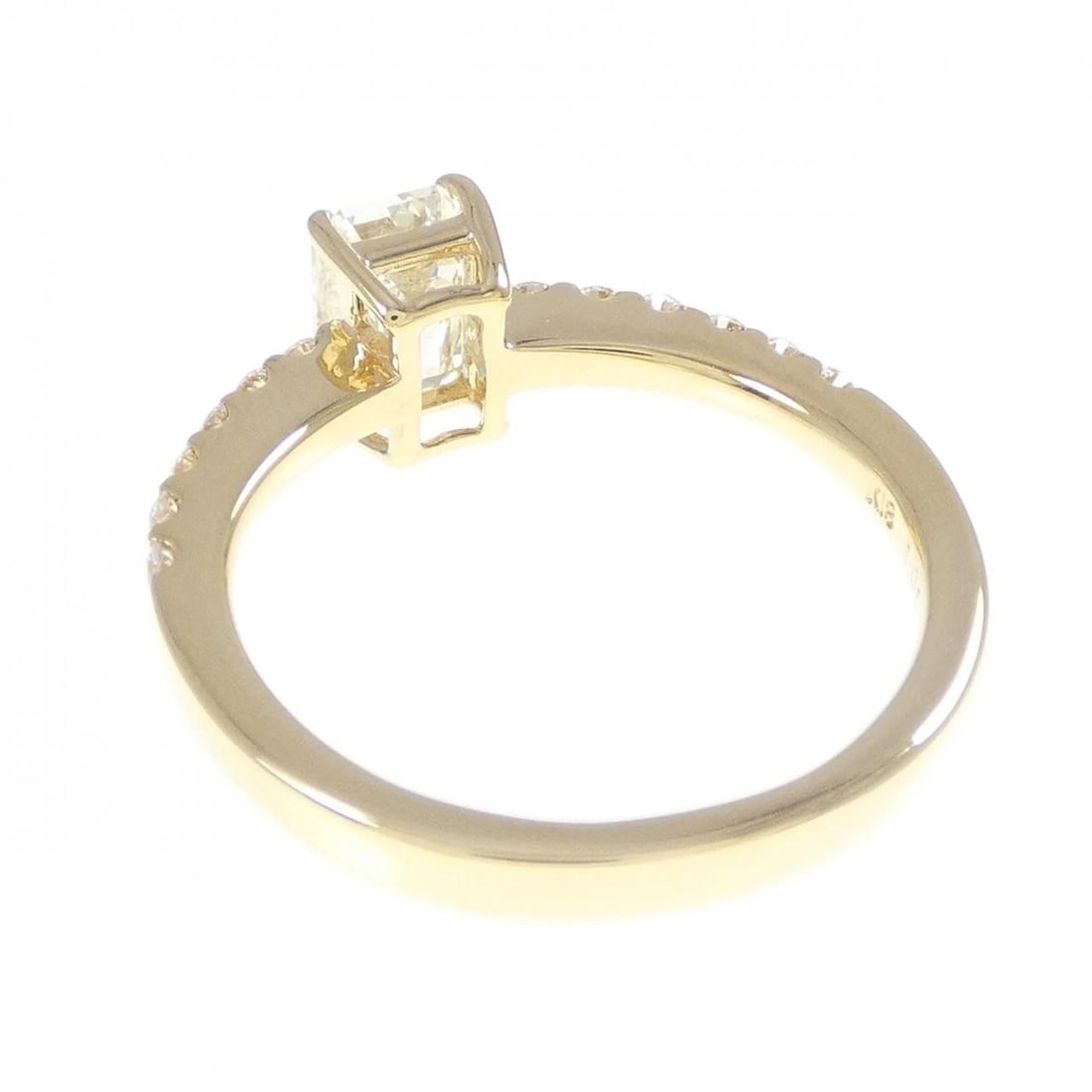 K18YG DIAMOND RING - 3
