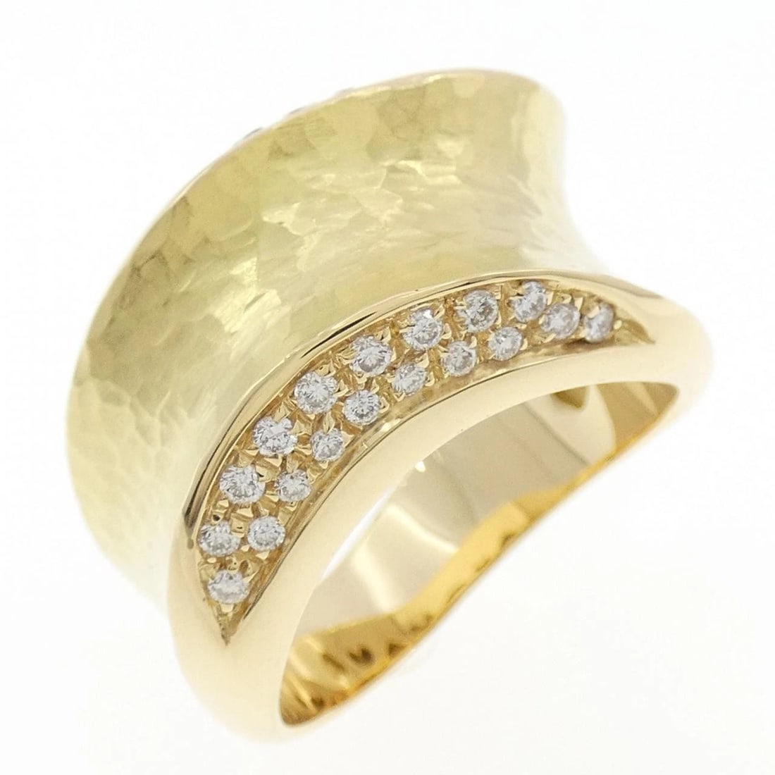 750YG DIAMOND RING: 750YG diamond ring Brand: Unbranded Type/Style: Diamond ring Material: 750YG, Main Stone/Creation Natural Color: Yellow gold Size: US 10.5 Accessories: None Accessories Notice: When purcha
