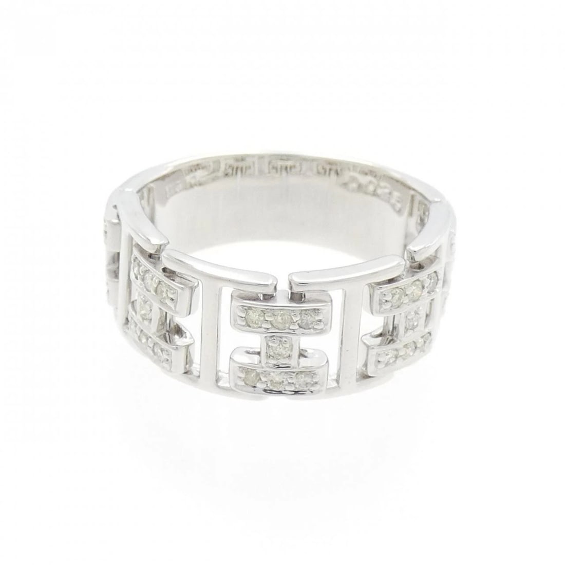 K18WG DIAMOND RING: K18WG Diamond Ring Brand: Unbranded Type/Style: Diamond Ring Material: K18WG, Main Stone/Creation NATURAL Color: White Gold Size: US 6 1/4 Accessories: None Accessories Notice: When purchasing