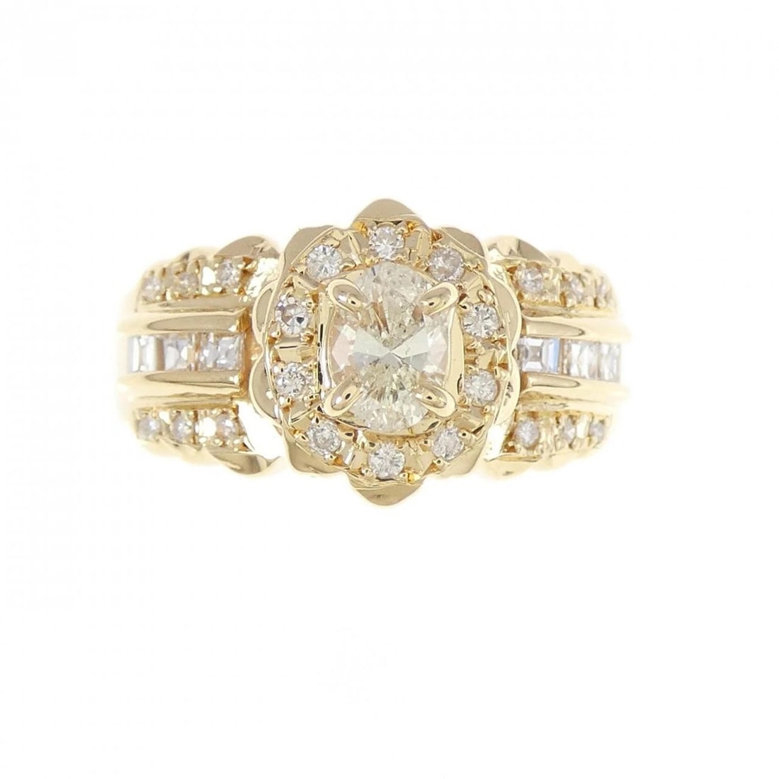 K18YG DIAMOND RING - 2