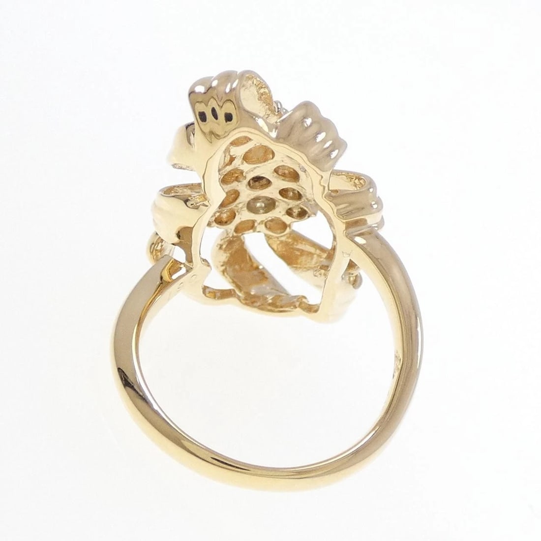 K18YG DIAMOND RING - 3