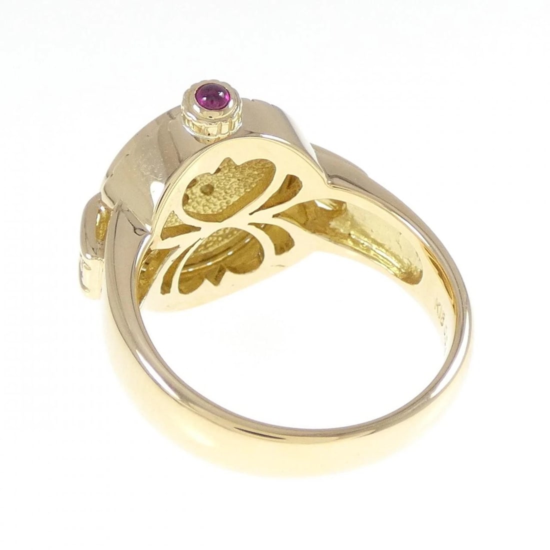 K18YG RUBY RING - 3
