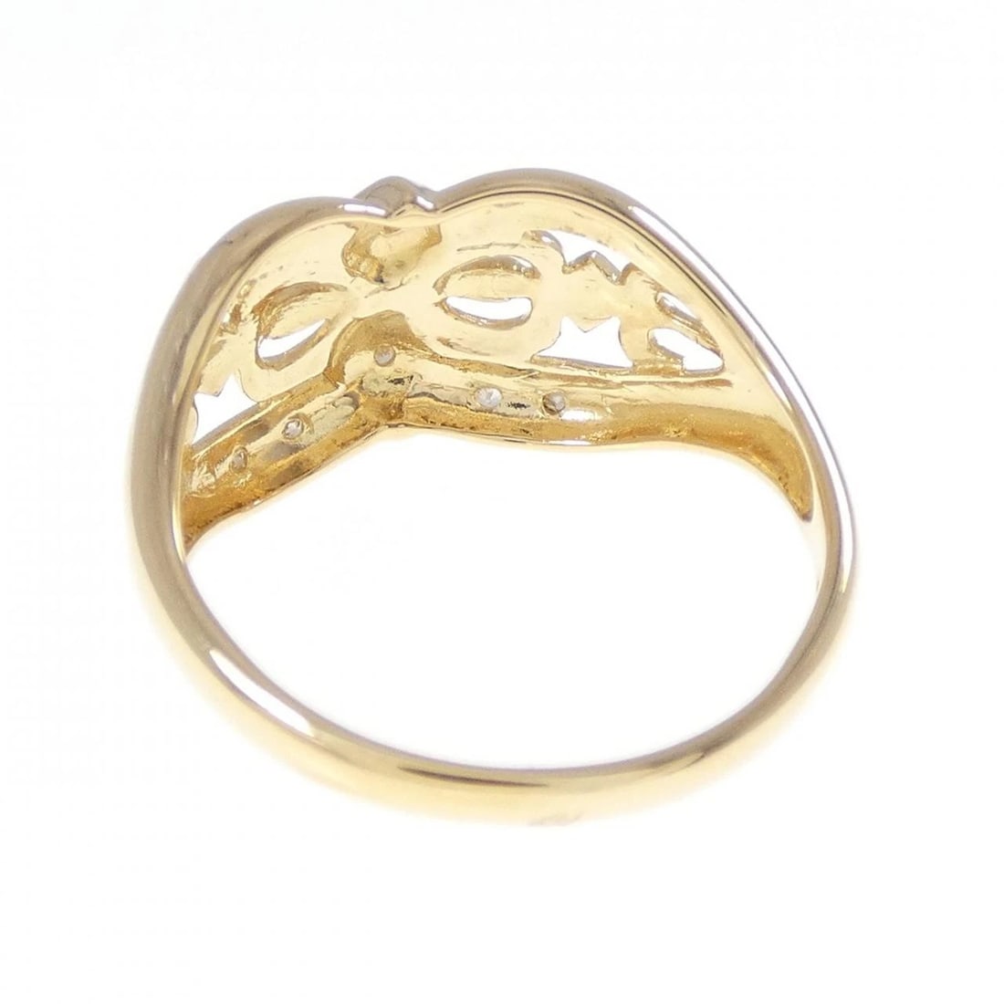 K18YG DIAMOND RING - 3