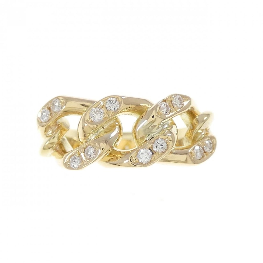 K18YG DIAMOND RING - 2