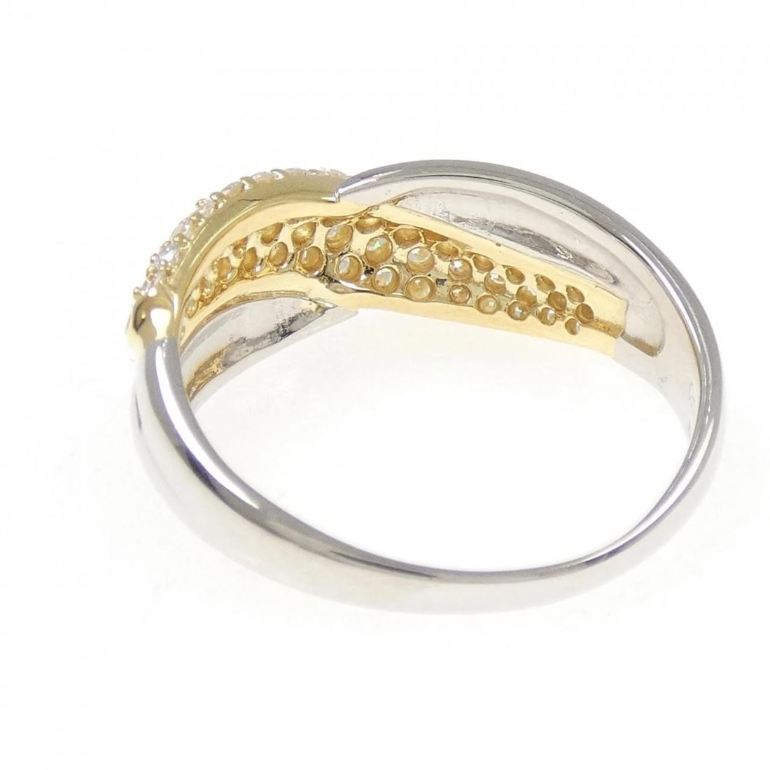 PT900/K18YG DIAMOND RING - 2
