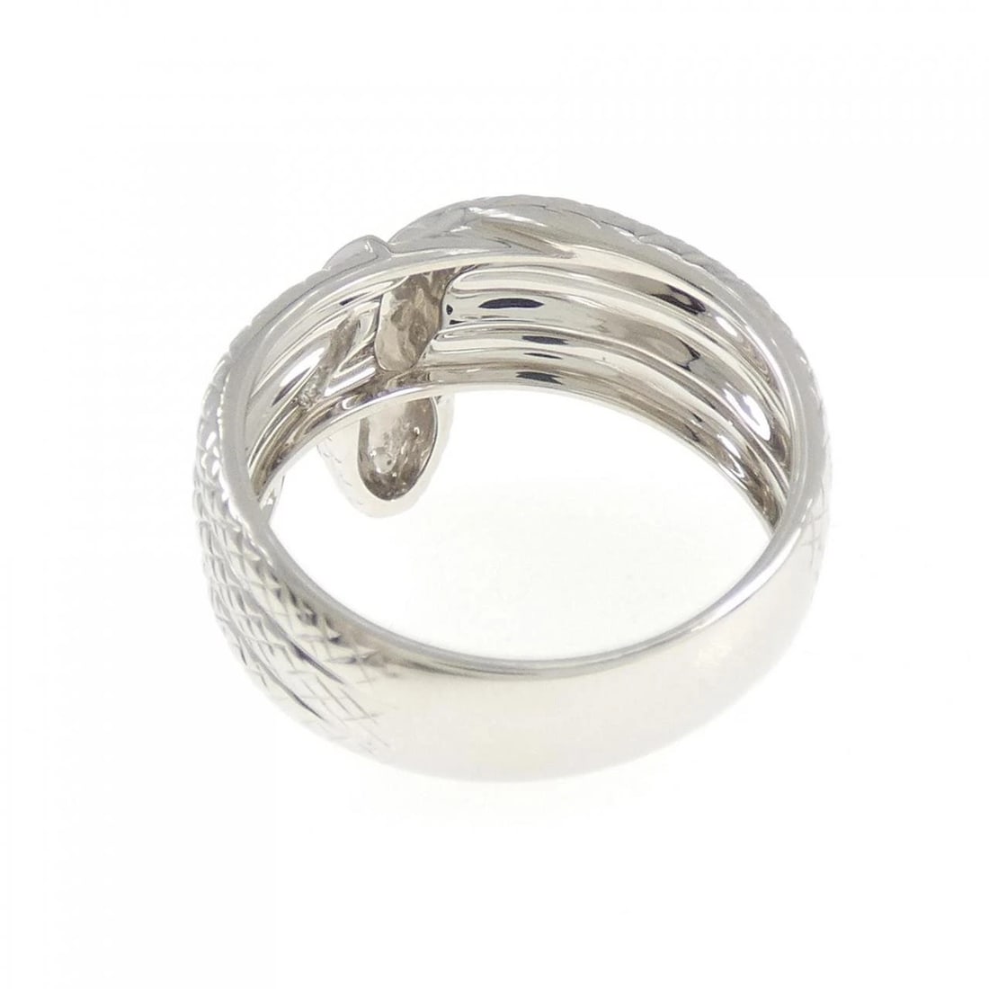PT900 SNAKE DIAMOND RING - 3