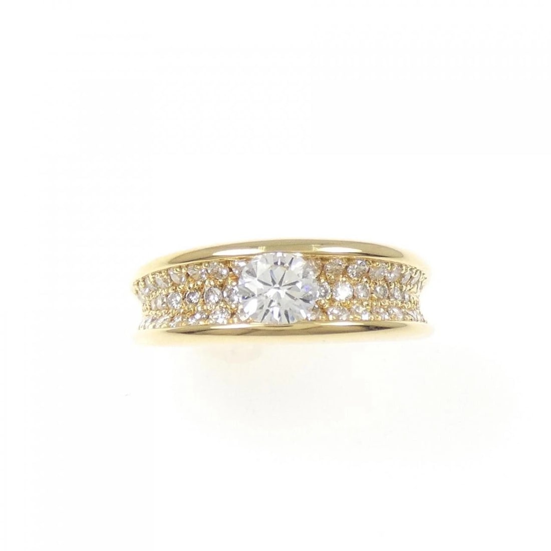 K18YG DIAMOND RING - 2