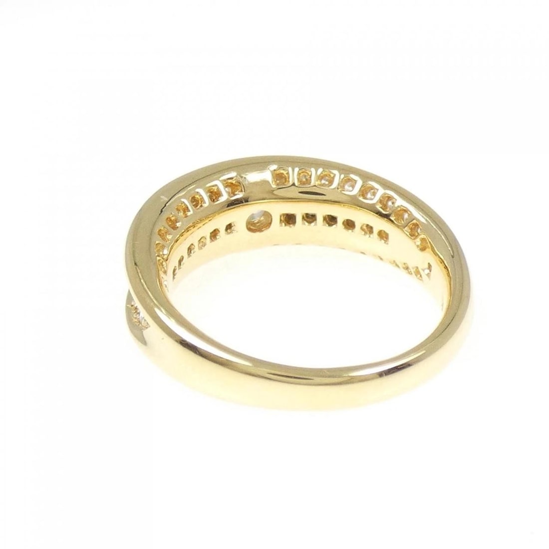 K18YG DIAMOND RING - 3