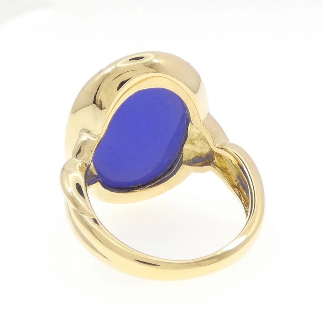 K18YG AGATE CAMEO RING - 3