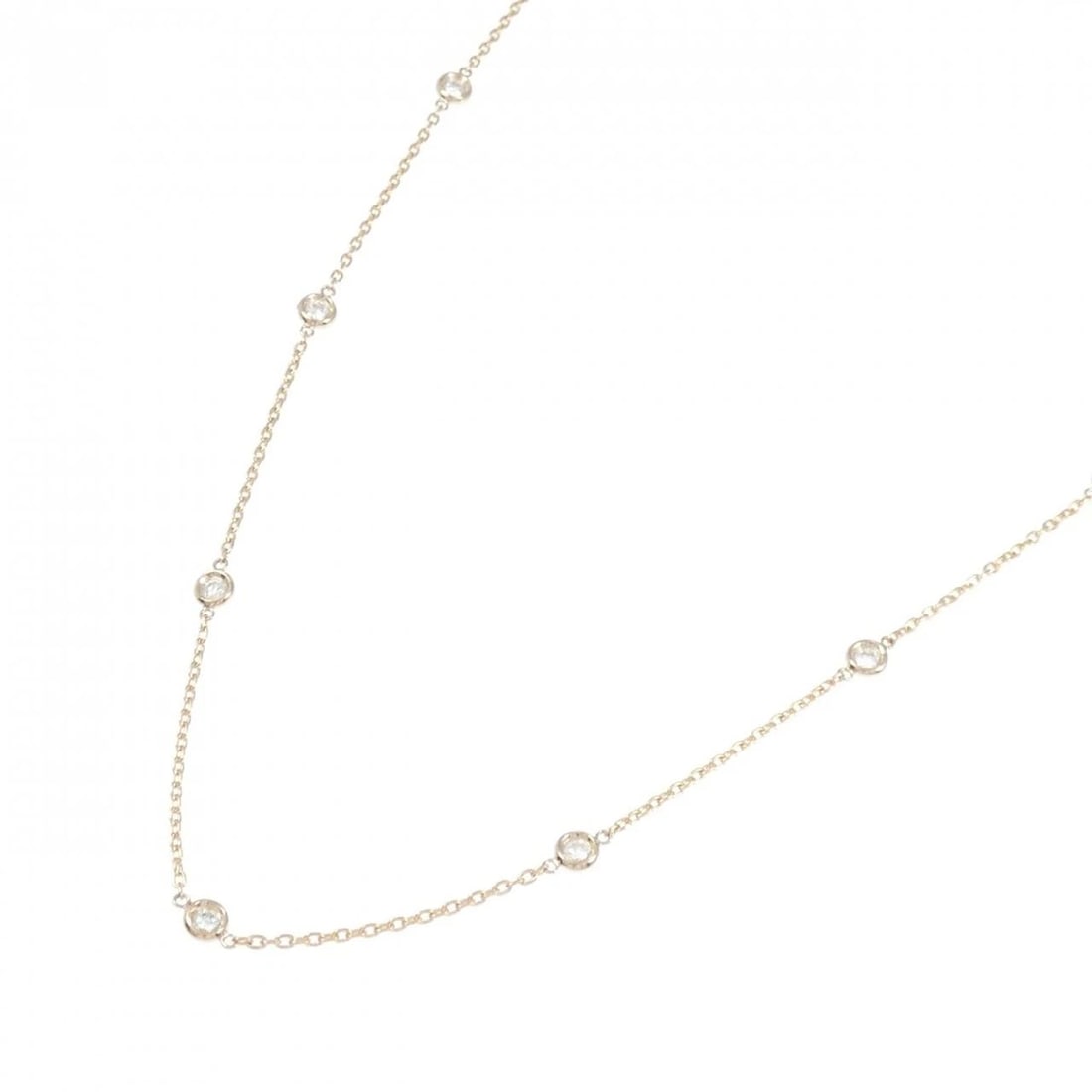 K18PG DIAMOND NECKLACE - 2