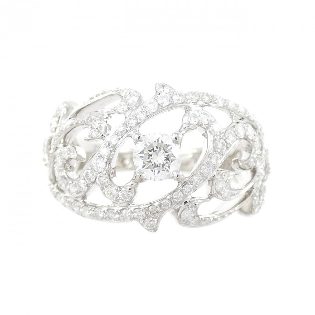 750WG DIAMOND RING: 750WG Diamond Ring Brand: Unbranded Type/Style: Diamond Ring Material: 750WG, Main Stone/Creation NATURAL Color: White Gold Size: US 7 Accessories: None Accessories Notice: When purchasing