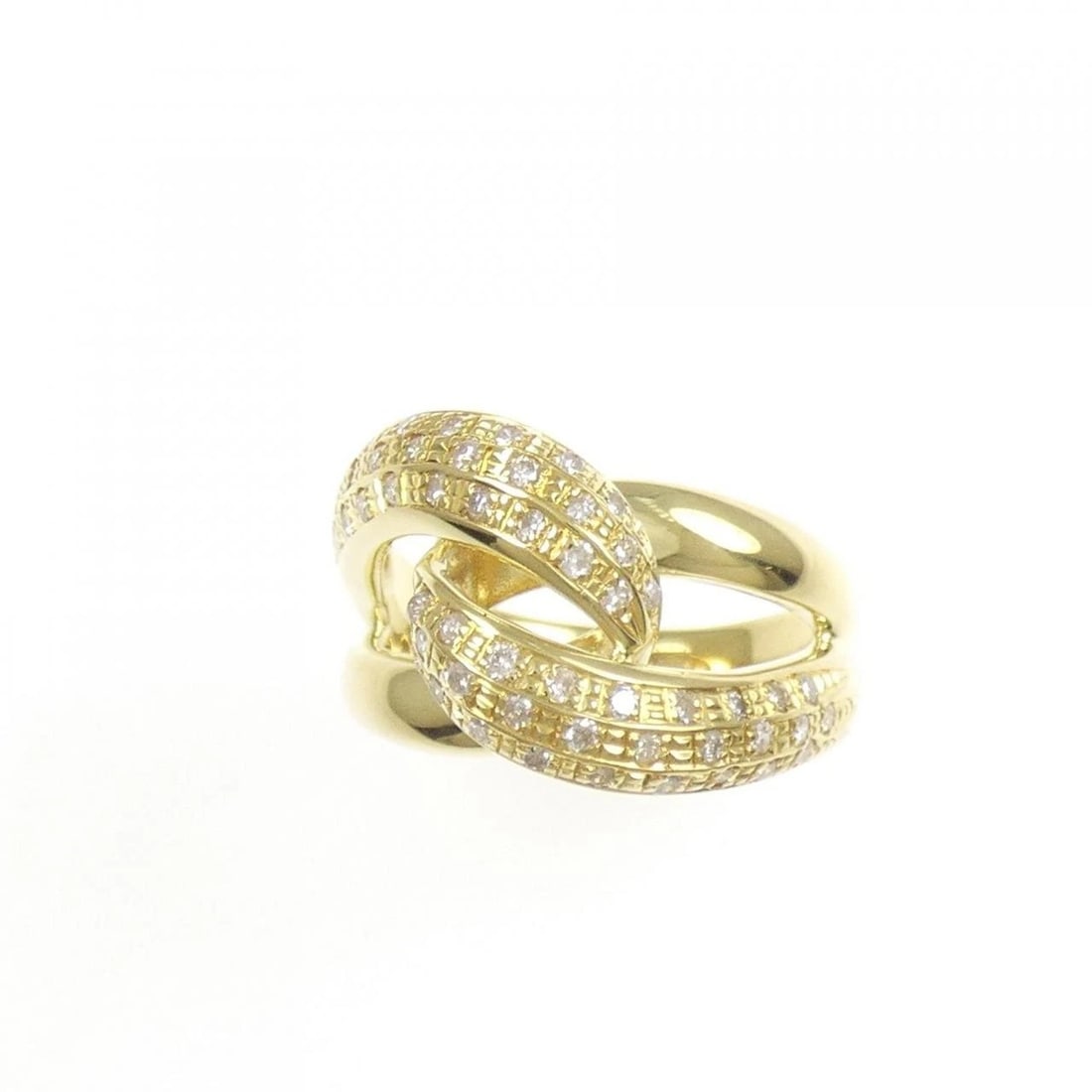 K18YG DIAMOND RING - 2