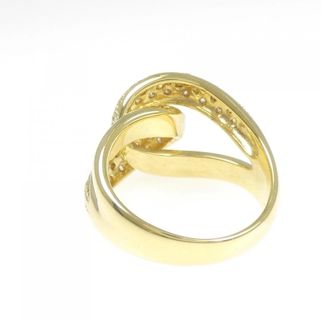 K18YG DIAMOND RING - 3
