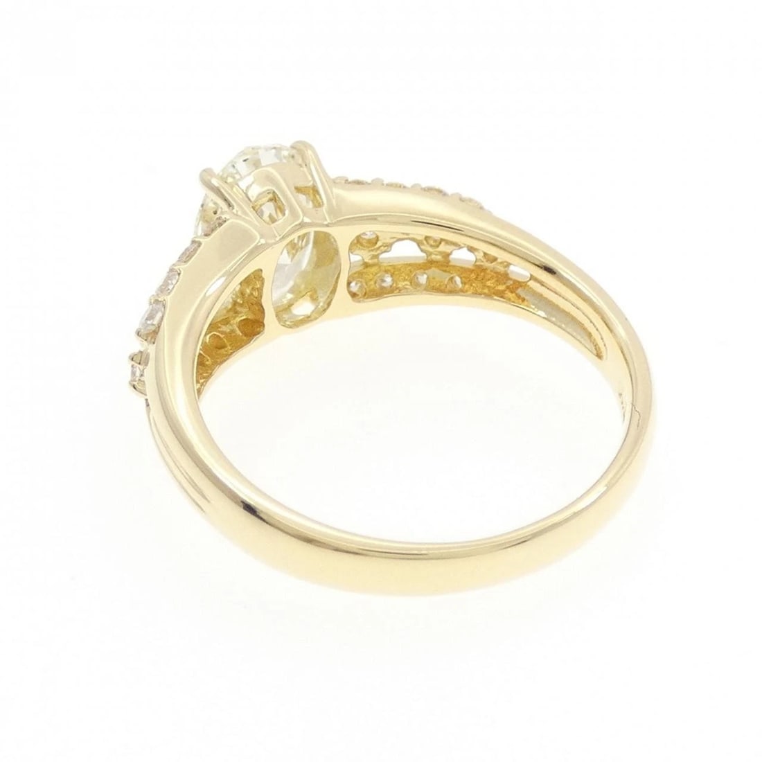 K18YG DIAMOND RING - 3