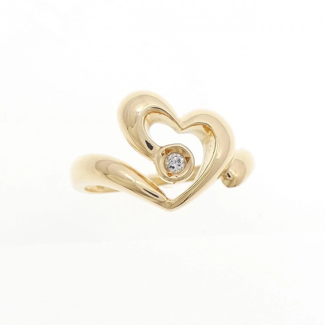 K18YG DIAMOND RING - 2