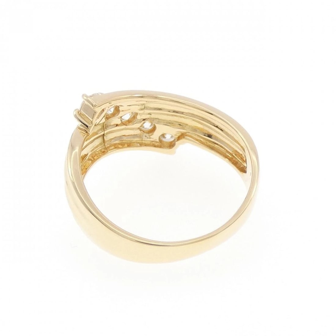 K18YG DIAMOND RING - 2