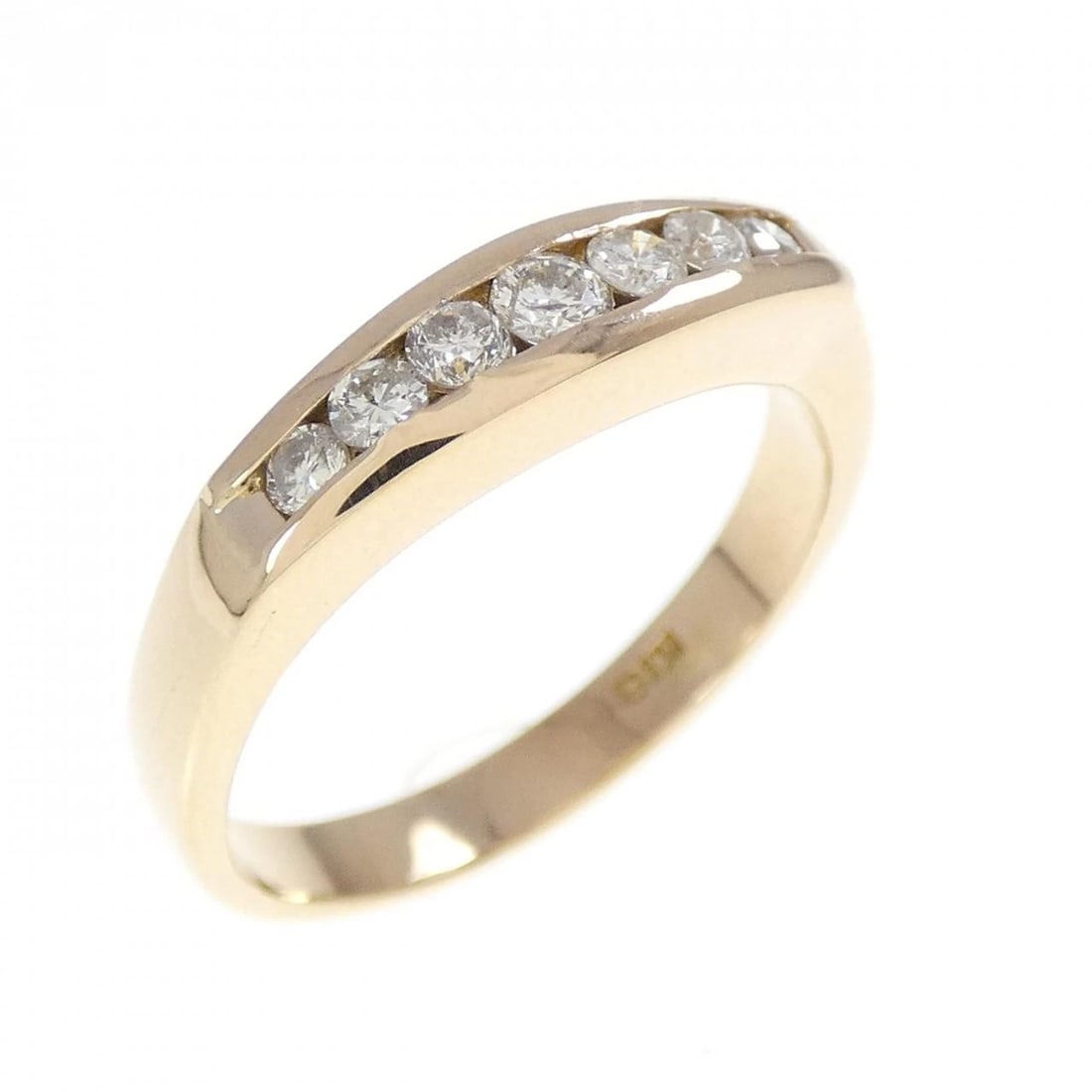 K18PG DIAMOND RING: K18PG diamond ring Brand: Unbranded Type/Style: Diamond Ring Material: K18PG, Main Stone/Creation Natural Color: Pink gold Size: US 6 1/4 Accessories: None Accessories Notice: When purchasing