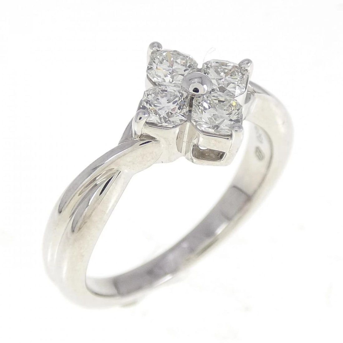 PT950 DIAMOND RING 0.50CT: PT950 Diamond Ring 0.50CT Brand: Unbranded Type/Style: Diamond ring Material: PT950, Main Stone/Creation Natural Color: silver Size: US 5 1/2 Accessories: None Accessories Notice: When pur