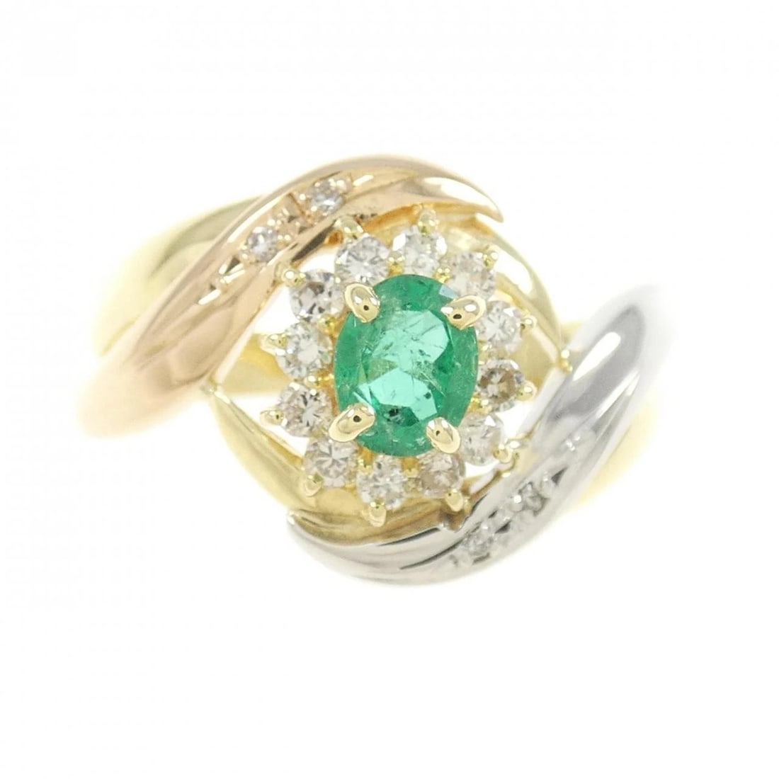 K18YG DIAMOND RING - 2