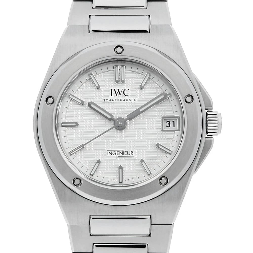 IWC INGENIEUR AUTOMATIC WATCH: IWC Ingenieur Automatic Watch Brand: IWC Type/Style: Wrist watch Material: Case Material Stainless Steel Belt Material Stainless Steel Color: Dial Color Silver Size: Case:W35mm Circumference of Wrist: