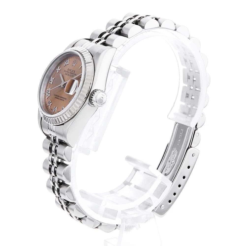 ROLEX DATEJUST PINK WATCH - 2