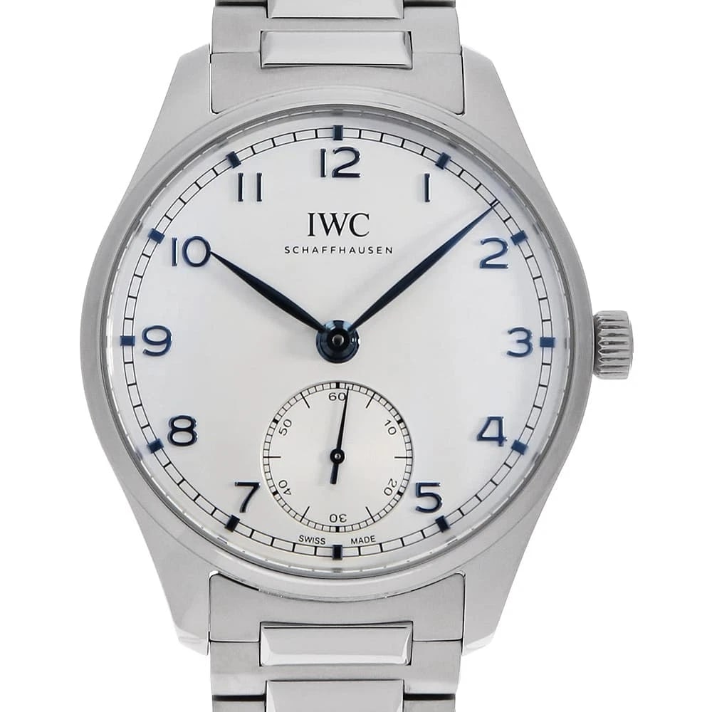 IWC PORTUGIESER AUTOMATIC WATCH: IWC Portugieser Automatic Watch Brand: IWC Type/Style: Wrist watch Material: Case Material Stainless Steel Belt Material Stainless Steel Color: Dial Color Silver Size: Case:W40.4mm Circumference of Wr