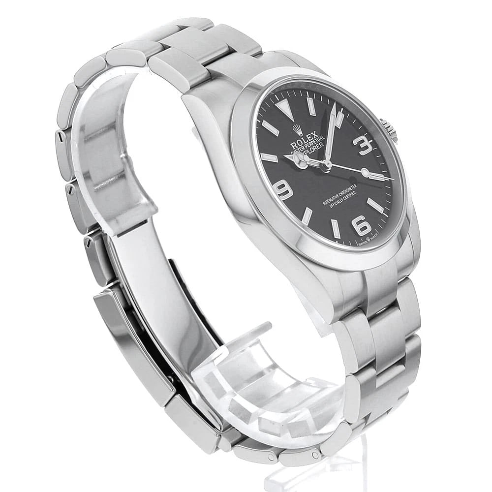 ROLEX EXPLORER BLACK WATCH - 3