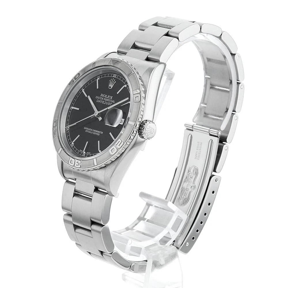 ROLEX DATEJUST THUNDERBIRD BLACK WATCH - 2