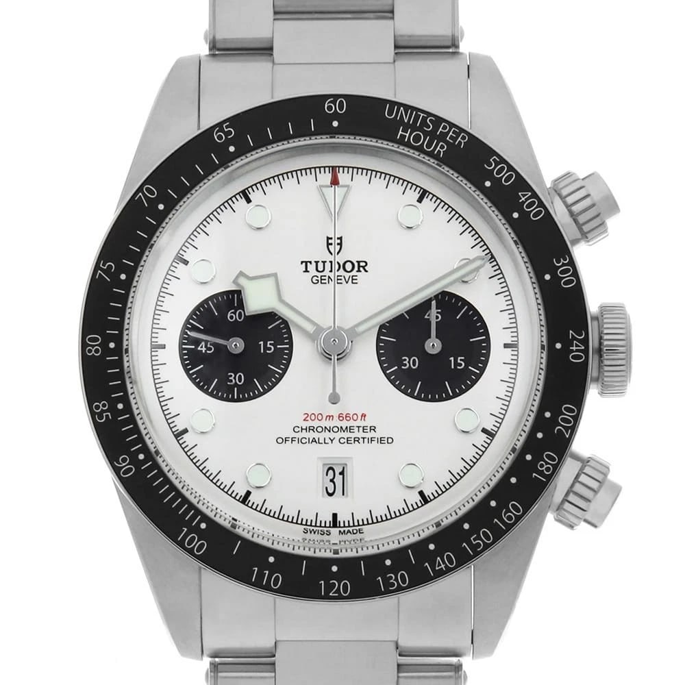 TUDOR BLACK CHRONO WATCH (1 of 2)