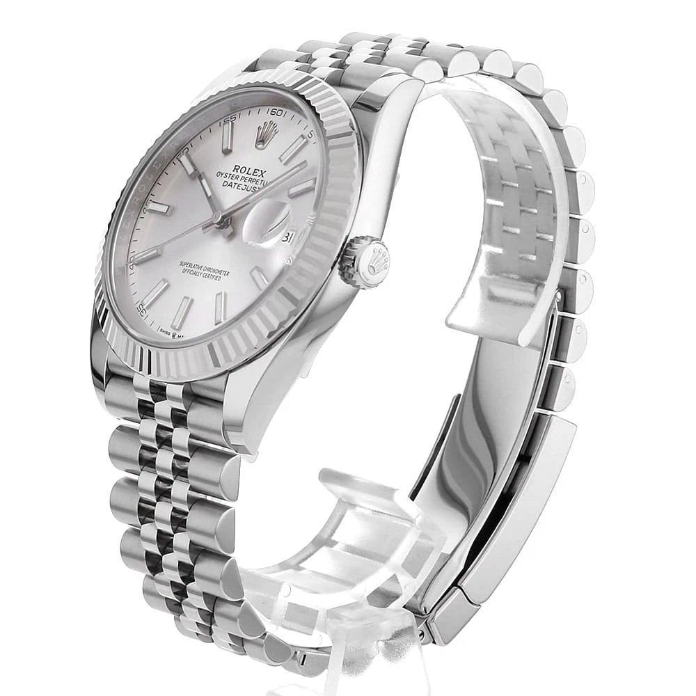 ROLEX DATEJUST SILVER WATCH - 2