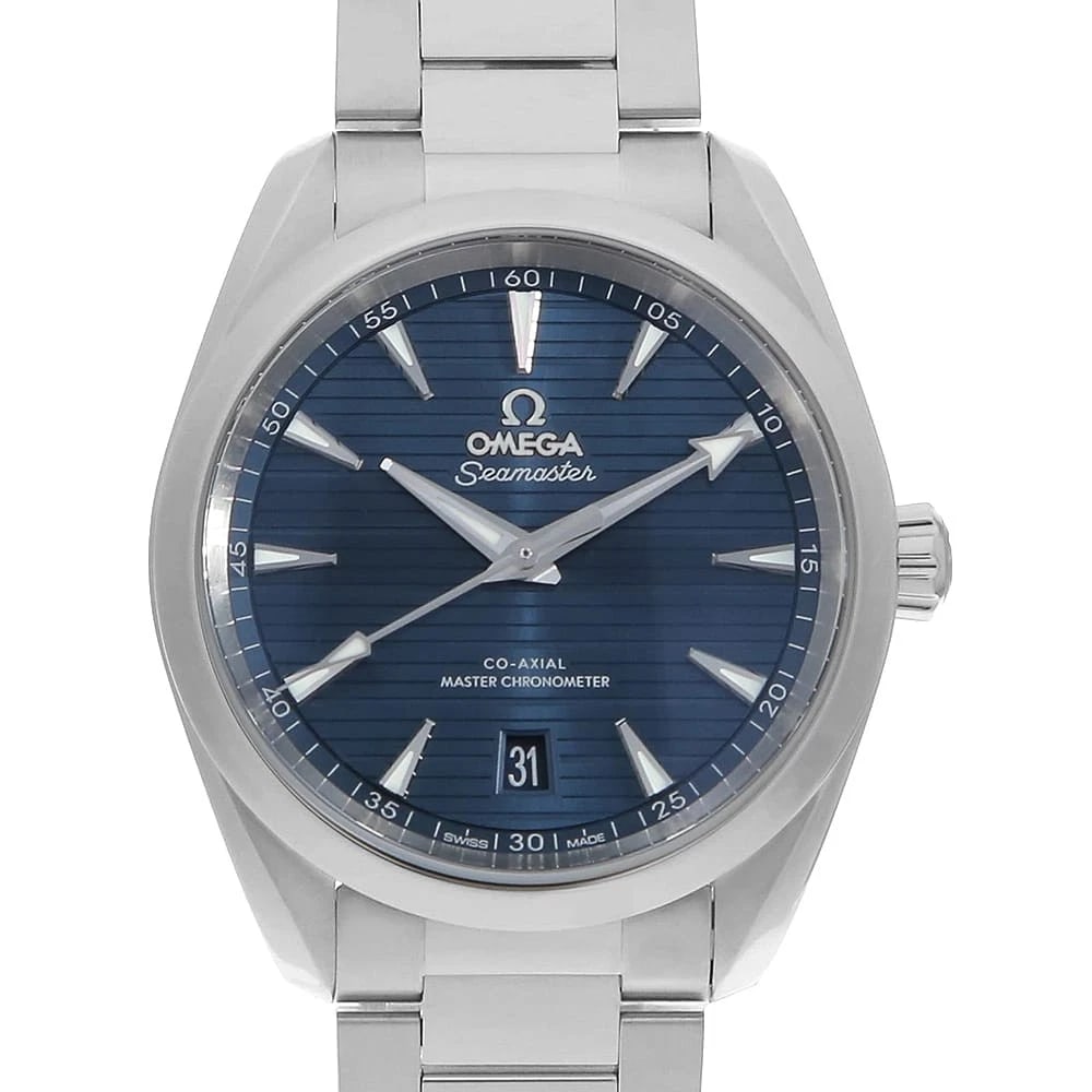 OMEGA SEAMASTER AQUA TERRA CO AXIAL CHRONOMETER WATCH: OMEGA Seamaster Aqua Terra Co Axial Chronometer Watch Brand: OMEGA Type/Style: Wrist watch Material: Case Material Stainless Steel Belt Material Stainless Steel Color: Dial Color Blue Size: Case:W38mm