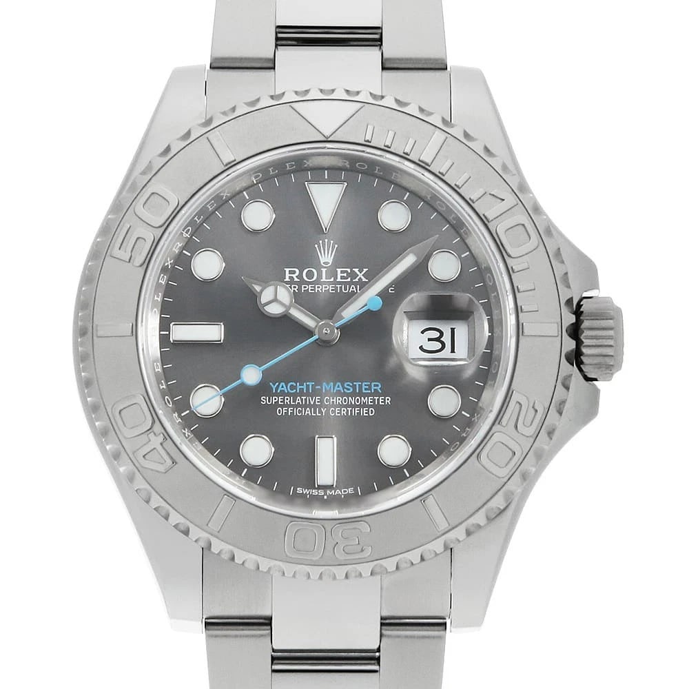 ROLEX YACHT MASTER ROLESIUM SLATE WATCH (1 of 3)
